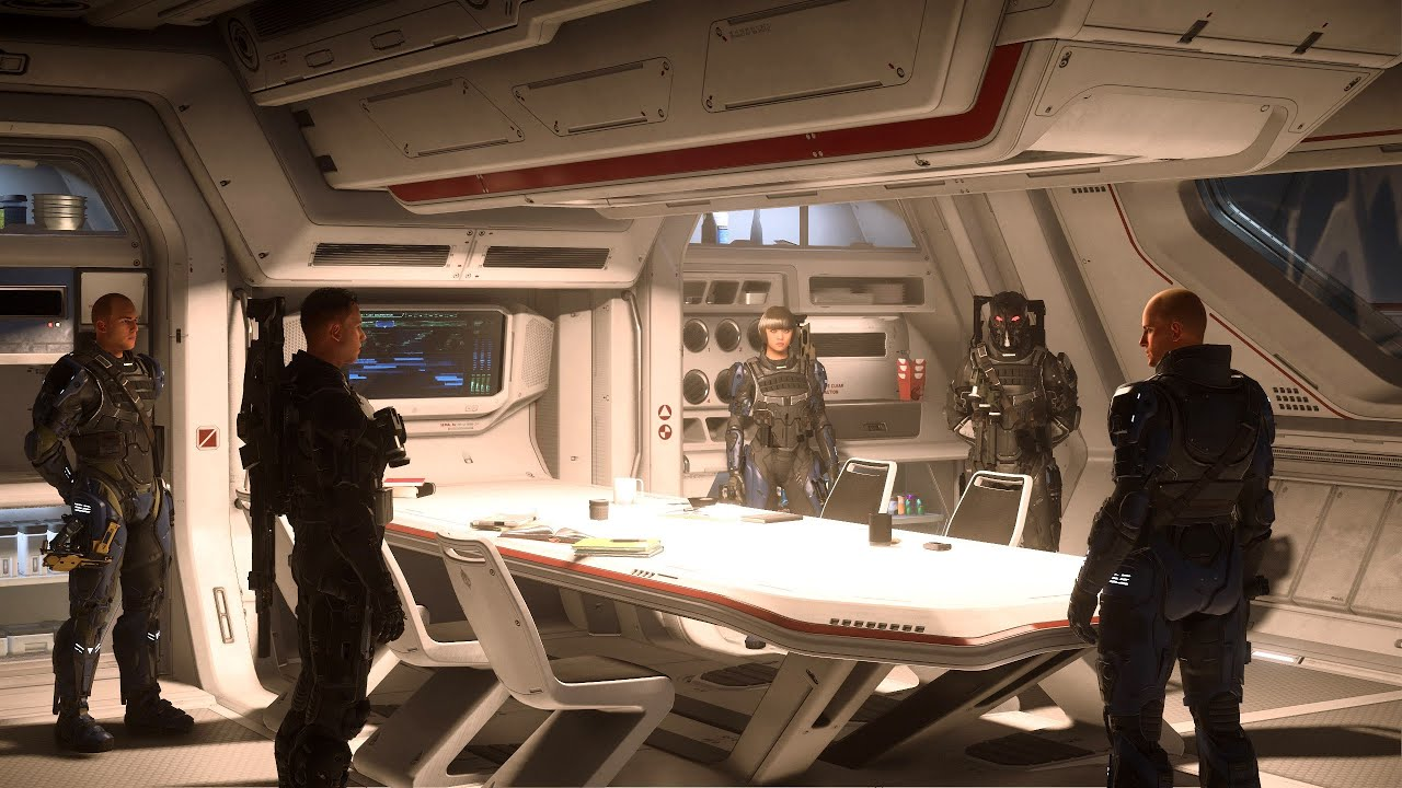 Crew working together