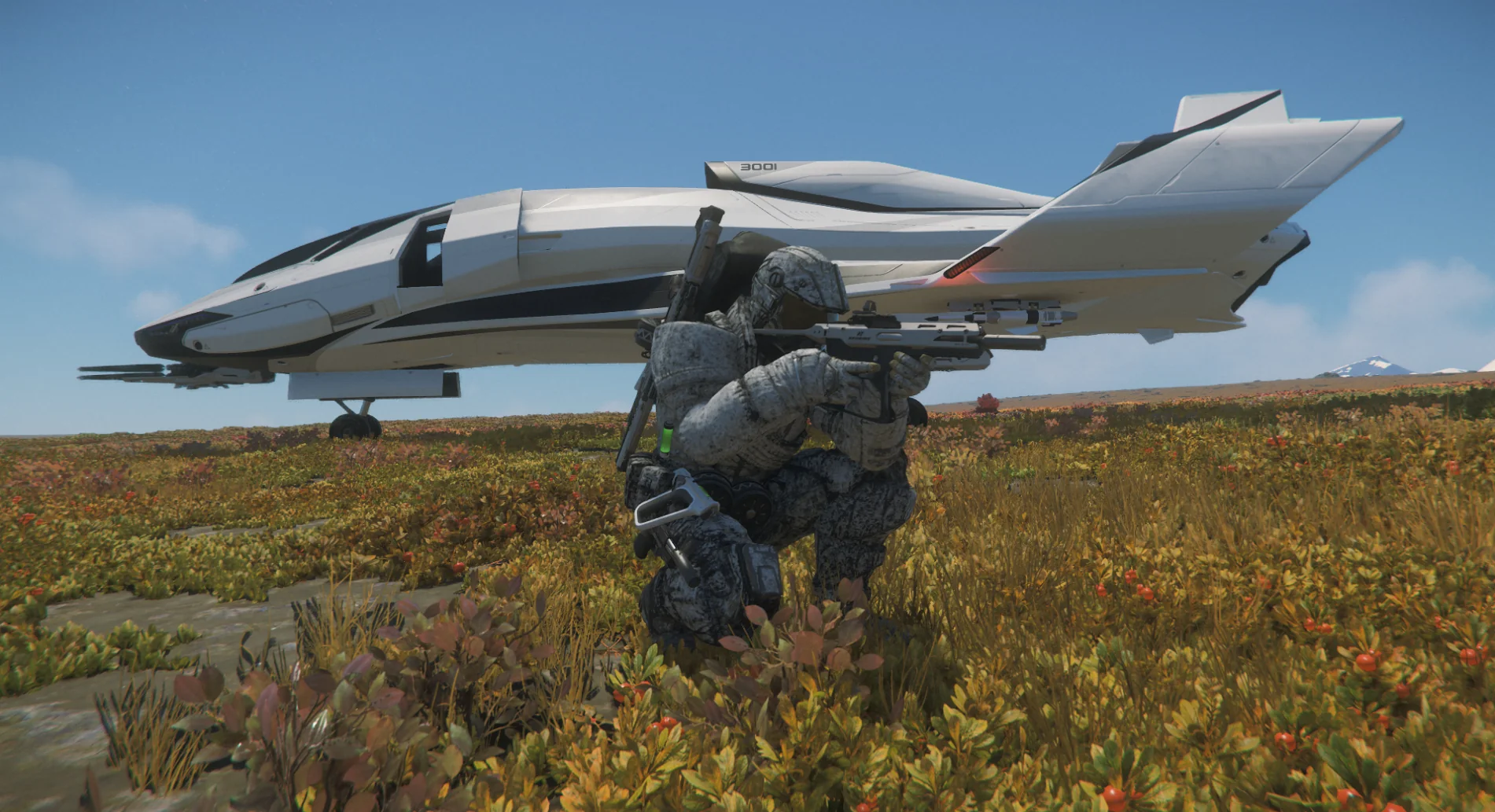 luxury spacecraft with security